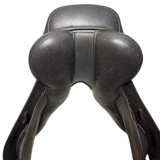 Kent and Masters Flat Back MGU GP Brown 17" ADJ 9 | Saddles Direct