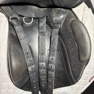 Kent and Masters MLL Pony Club Long Leg GP Black 16.5" ADJ 7 | Saddles Direct