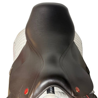 Kent and Masters Original Flat Back MGU GP Brown 17.5" ADJ 4 | Saddles Direct