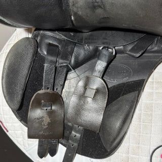 Kent and Masters Original GPD Black 17.5" ADJ 5 | Saddles Direct