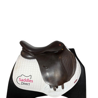 Kent and Masters Original GU Flat - Back GP Brown 17" ADJ 2 | Saddles Direct