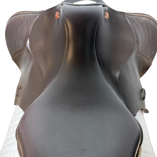 Kent and Masters Original GU Flat - Back GP Brown 17" ADJ 6 | Saddles Direct