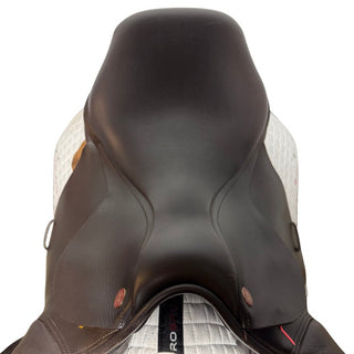 Kent and Masters Original GU Flat - Back GP Brown 17" ADJ 4 | Saddles Direct