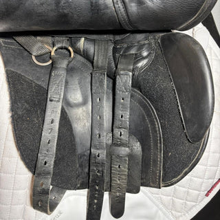 Kent and Masters Original High Wither HWGP GP Black 17" ADJ 8 | Saddles Direct