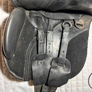 Kent and Masters Original High Wither HWGP GP Black 17" ADJ 7 | Saddles Direct