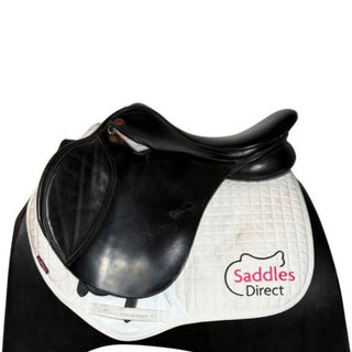 Kent and Masters Original Jump Black 17.5" ADJ 1 | Saddles Direct