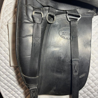 Kent and Masters Original Standard Wither MDR Dressage Black 17.5" ADJ 7 | Saddles Direct