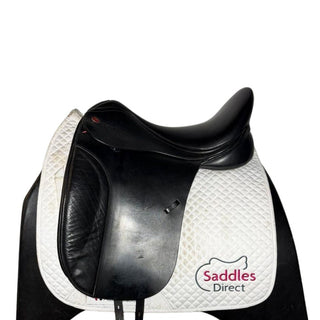 Kent and Masters S - Series Dressage MDM Black 18" ADJ 1 | Saddles Direct
