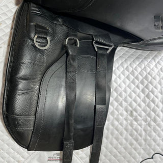 Black Kent and Masters S Series High Wither Dressage HDS Black 17" 6 - Saddles Direct