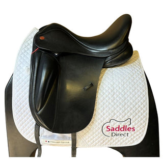 Black Kent and Masters S Series High Wither Dressage HDS Black 17" 1 - Saddles Direct