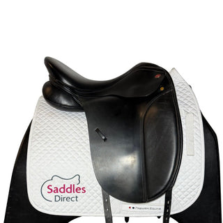 Kent and Masters S - Series High Wither Moveable Block HDM Dressage Black 17.5" ADJ 2 | Saddles Direct