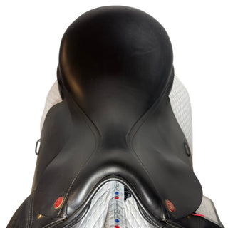 Kent and Masters S - Series High Wither Moveable Block HDM Dressage Black 17.5" ADJ 4 | Saddles Direct