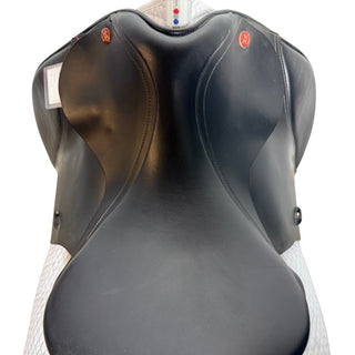 Kent and Masters S - Series High Wither Moveable Block HDM Dressage Black 17.5" ADJ 6 | Saddles Direct
