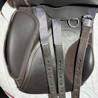 Kent and Masters S - Series Pony Club Long Leg GP Brown 16" ADJ 7 | Saddles Direct