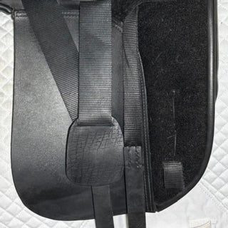 Lavinia Mitchell Dressage Black 17" XW 8 | Saddles Direct