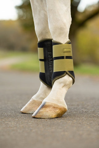 LeMieux Air-Tek Grafter Brushing Boots Gooseberry 2 | Saddles Direct