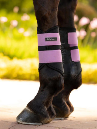 Lemieux Air - Tek Grafter Brushing Boots Mallow 2 | Saddles Direct