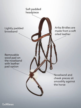 Pony LeMieux Arika Grackle Bridle 8 - Saddles Direct