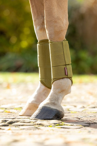 LeMieux Arika Mesh Brushing Boots Gooseberry 4 | Saddles Direct
