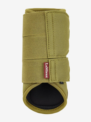 LeMieux Arika Mesh Brushing Boots Gooseberry 1 | Saddles Direct