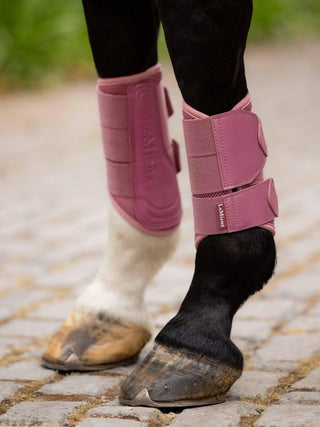 LeMieux Arika Mesh Brushing Boots Peony 3 | Saddles Direct