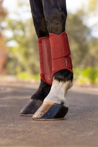 LeMieux Arika Mesh Brushing Boots Russet 2 | Saddles Direct