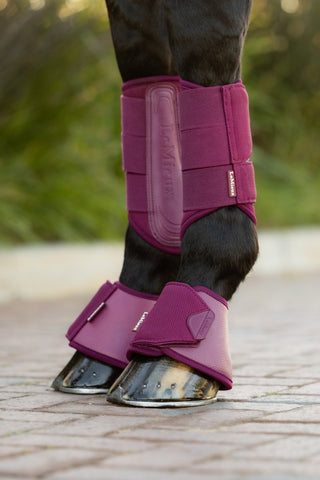LeMieux Arika Over Reach Boots Blackberry 2 | Saddles Direct