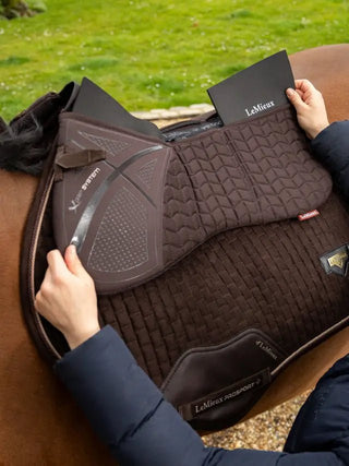 LeMieux Core ProSorb Plain 3 Pocket Quilted Half Pad 4 | Saddles Direct