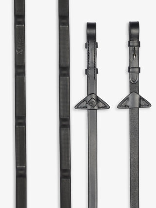 LeMieux Ergo Grip Rubber Reins 3 | Saddles Direct