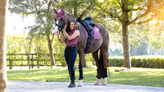 Lemieux Essence Dressage Square Rosewood 2 | Saddles Direct