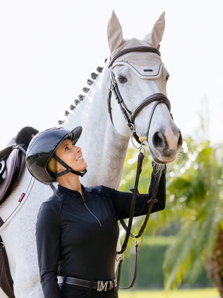 LeMieux Essence Fly Hood Stone 2 | Saddles Direct