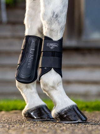 Lemieux Grafter Brushing Boot Black 2 | Saddles Direct