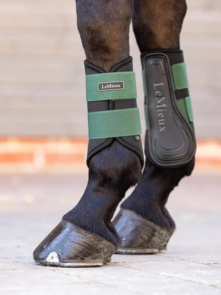 Lemieux Grafter Brushing Boot Hunter Green 2 | Saddles Direct