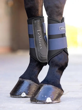 Lemieux Grafter Brushing Boot Navy 2 | Saddles Direct