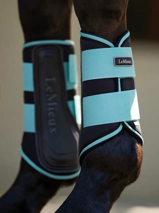Lemieux Grafter Brushing Boots Lagoon 2 | Saddles Direct