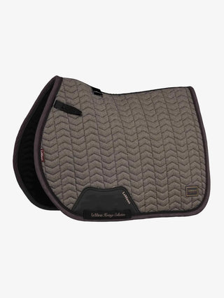 LeMieux Heritage Herringbone Square Saddle Pad Cocoa 4 | Saddles Direct