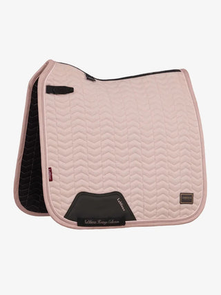 LeMieux Heritage Herringbone Square Saddle Pad Wild Rose 1 | Saddles Direct