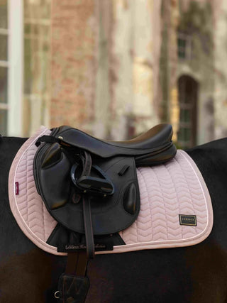 LeMieux Heritage Herringbone Square Saddle Pad Wild Rose 6 | Saddles Direct