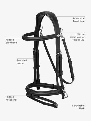 Pony LeMieux Kudos Work Bridle 3 - Saddles Direct