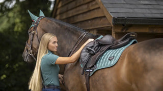LeMieux Loire Classic Close Contact Square Sage 2 | Saddles Direct