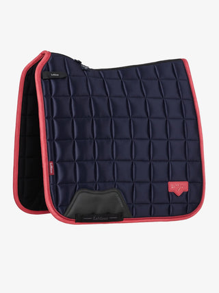 Lemieux Loire Classic Dressage Square Navy/Cranberry 1 | Saddles Direct