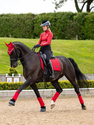 LeMieux Loire Classic Saddle Pad Chilli Red 4 | Saddles Direct