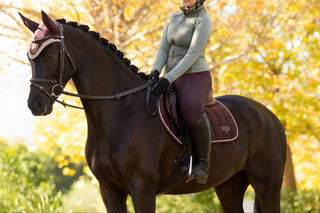 Lemieux Loire Classic Saddle Pad Damson 10 | Saddles Direct