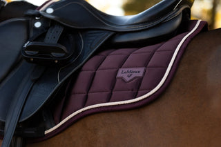 Lemieux Loire Classic Saddle Pad Damson 8 | Saddles Direct