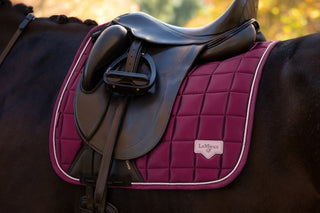 LeMieux Loire Classic Square Saddle Pad Blackberry 9 | Saddles Direct