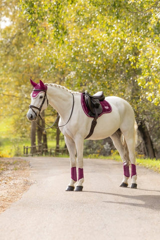 LeMieux Loire Classic Square Saddle Pad Blackberry 12 | Saddles Direct