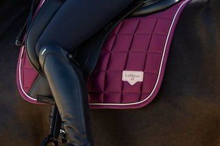 LeMieux Loire Classic Square Saddle Pad Blackberry 7 | Saddles Direct