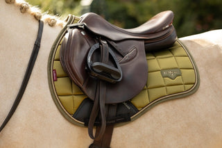 LeMieux Loire Classic Square Saddle Pad Gooseberry 6 | Saddles Direct