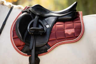 LeMieux Loire Classic Square Saddle Pad Russet 6 | Saddles Direct
