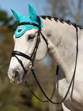 LeMieux Loire Fly Hood Azure 2 | Saddles Direct